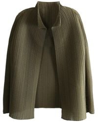 Issey Miyake - Wooly Pleats 58 Collared Top - Lyst