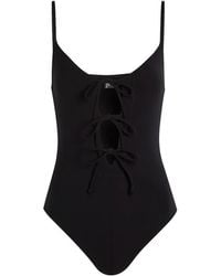Lisa Marie Fernandez - The Three Tie Maillot Swimsuit - Lyst