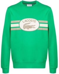 Lacoste - Logo-print Cotton Sweatshirt - Lyst