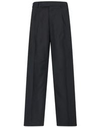PT Torino - Pleated-Detail Wool Trousers - Lyst