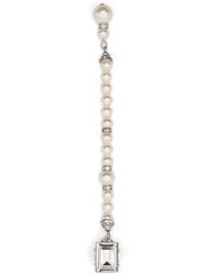 Alessandra Rich - Pearl-Embellishment Drop Earrings - Lyst