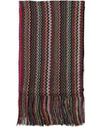 Missoni - Zigzag-Pattern Fringed Scarf - Lyst