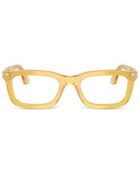 Persol - Brille Mit Eckigem Gestell - Lyst