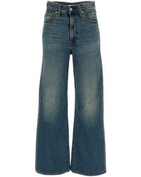 Levi's - Faded-Effect Wide-Leg Jeans - Lyst