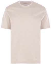 Eleventy - T-Shirt Met Ronde Hals - Lyst