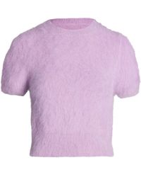 Maison Margiela - Cropped Cotton T-shirt - Lyst