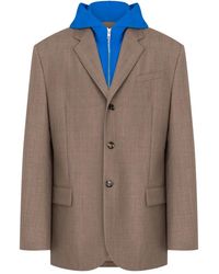 Moschino - Blazer A Capas Con Bolsillos Con Solapa - Lyst