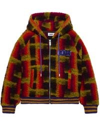 Gcds - Hooded Check Jacket - Lyst
