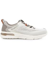 Bugatti - Mesh-Panel Lace-Up Sneakers - Lyst