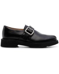 Church's - Buckled Polished-leather Loafers - Lyst
