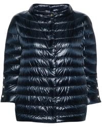 Herno - Gesteppte Jacke Mit Stehkragen - Lyst