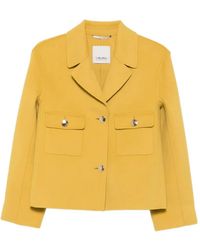 Max Mara - Button-Up Chest-Pocket Jacket - Lyst