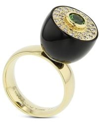 Mark Davis - 18K Bakelite Diamond And Garnet Ring - Lyst