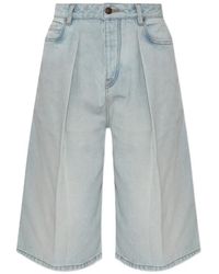 Balenciaga - Pleated Shorts - Lyst