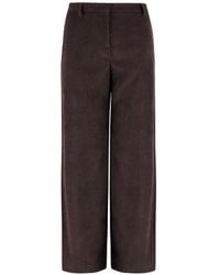 F.it - Corduroy Wide-Leg Trousers - Lyst