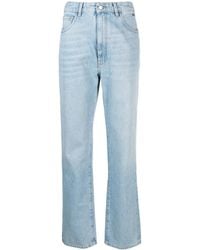 Gcds - Choker Rhinestone-Embellished Straight-Leg Jeans - Lyst