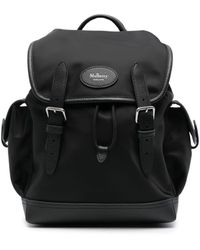 Mulberry - Logo-appliqué Buckle-fastening Backpack - Lyst