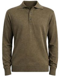 Another Aspect - Long-Sleeve Polo Shirt - Lyst