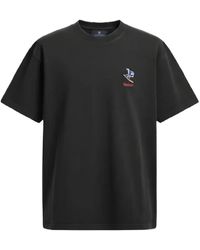 ALBERTO BRESCI - Embroidered Short-Sleeve T-Shirt - Lyst