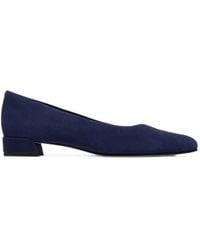 Bernardo - Nero Suede Almond-Toe Pumps - Lyst