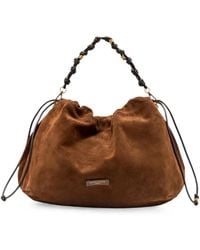 Gianni Chiarini - Grand Sac Porté Épaule Morgan En Daim - Lyst