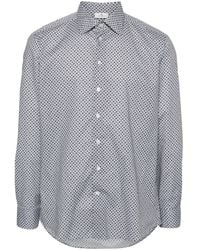 Etro - Cotton Shirt With Graphic Print - Lyst