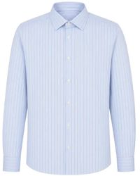 Costumein - Eric Ml Vertical-Stripe Long-Sleeve Shirt - Lyst