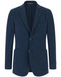 BOGGI - Blazer Structured Cotton-Blend B Jersey - Lyst