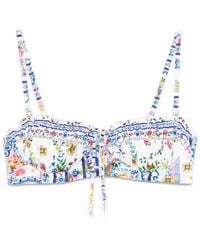 CAMILLA - Top de bikini con lazo en el frente - Lyst