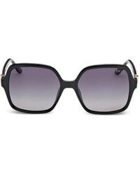 Guess - Logo-Plaque Square-Frame Sunglasses - Lyst