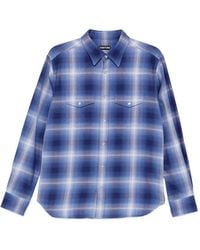 Tom Ford - Cotton Checked Shirt - Lyst