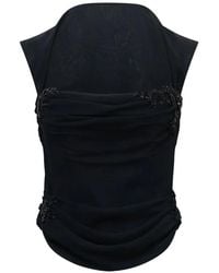 Stolen Stores - Belle Draped Lace Corset - Lyst