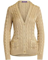 Ralph Lauren - Cardigan Con Scollo A V - Lyst