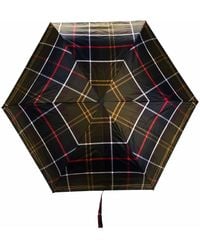 Barbour - Portree Plaid Umbrella - Lyst