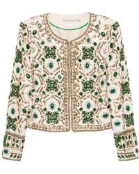 Alice + Olivia - Sequin Embellishment Jacket - Lyst
