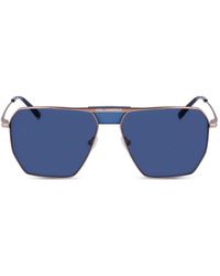 KARL LAGERFELD - Geometric-Frame Sunglasses - Lyst