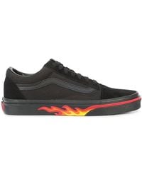 Vans - Old Skool Flame Lace-Up Sneakers - Lyst