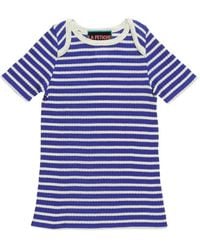 La Fetiche - Striped T-Shirt - Lyst
