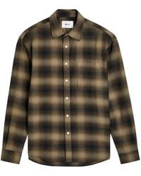 NN07 - Check-Pattern Chest-Pocket Shirt - Lyst