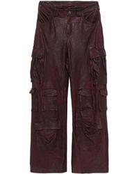 Salvatore Santoro - Leather Cargo Pants - Lyst