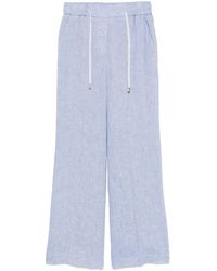 Peserico - Linen Trousers - Lyst
