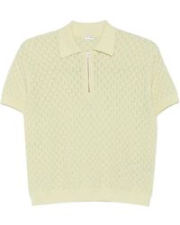 Jil Sander - Pointelle-Knit Polo Shirt - Lyst