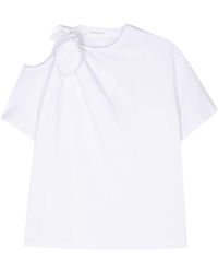 Christian Wijnants - Tafari T-Shirt mit gebundener Schulter - Lyst