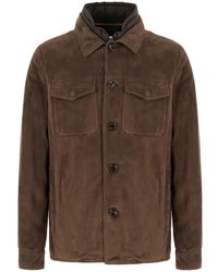 Moorer - Torquato-Tz Suede Panelled Jacket - Lyst