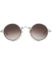 Matsuda - Lunettes De Soleil À Monture Ronde - Lyst