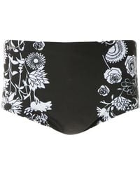 Amir Slama - Hibiscus Flowers Print Swim Trunks - Lyst