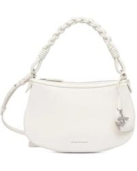 ARMANI EXCHANGE - Sac Porté Épaule À Anse Tressée Et Breloque À Logo - Lyst