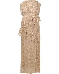 Lethicia Bronstein - Maxikleid aus Blumenspitze - Lyst