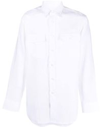 Brioni - Linen Button-up Shirt - Lyst