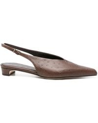 Poeve - Pointed Slingback Pumps - Lyst